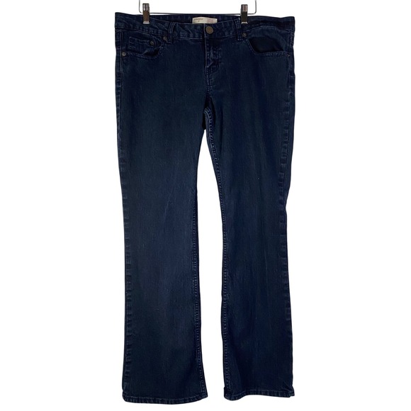No Boundaries Dark Wash Denim Jeans Womens Bootcut Classic Style Size‎ 17 GUC - Picture 1 of 11